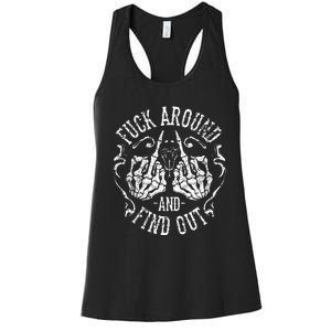 Fuck Around And Find Out Women's Racerback Tank