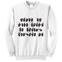 Funny ASL American Sign Language Sweatshirt