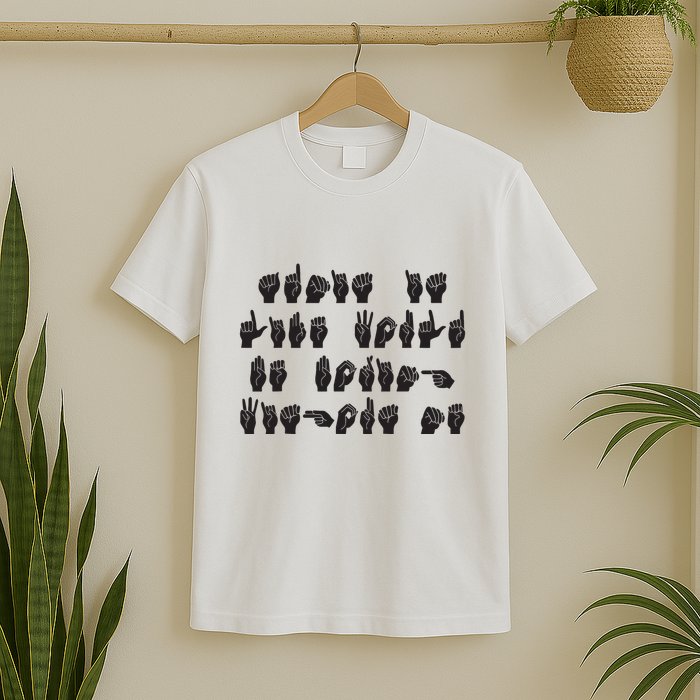 Funny ASL American Sign Language T-Shirt