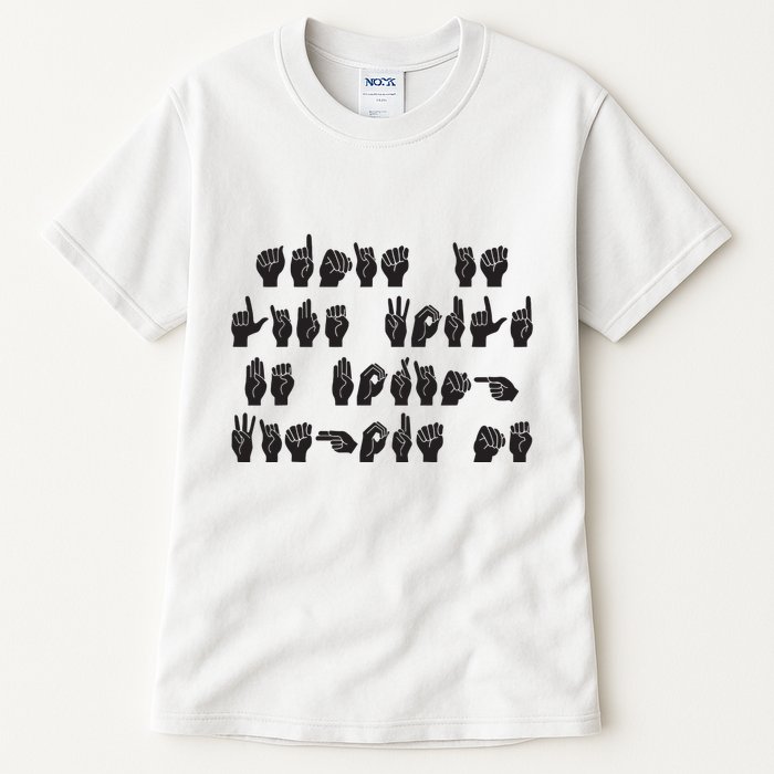 Funny ASL American Sign Language Tall T-Shirt