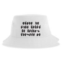 Funny ASL American Sign Language Sustainable Bucket Hat