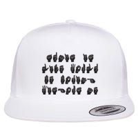 Funny ASL American Sign Language Flatbill Hat