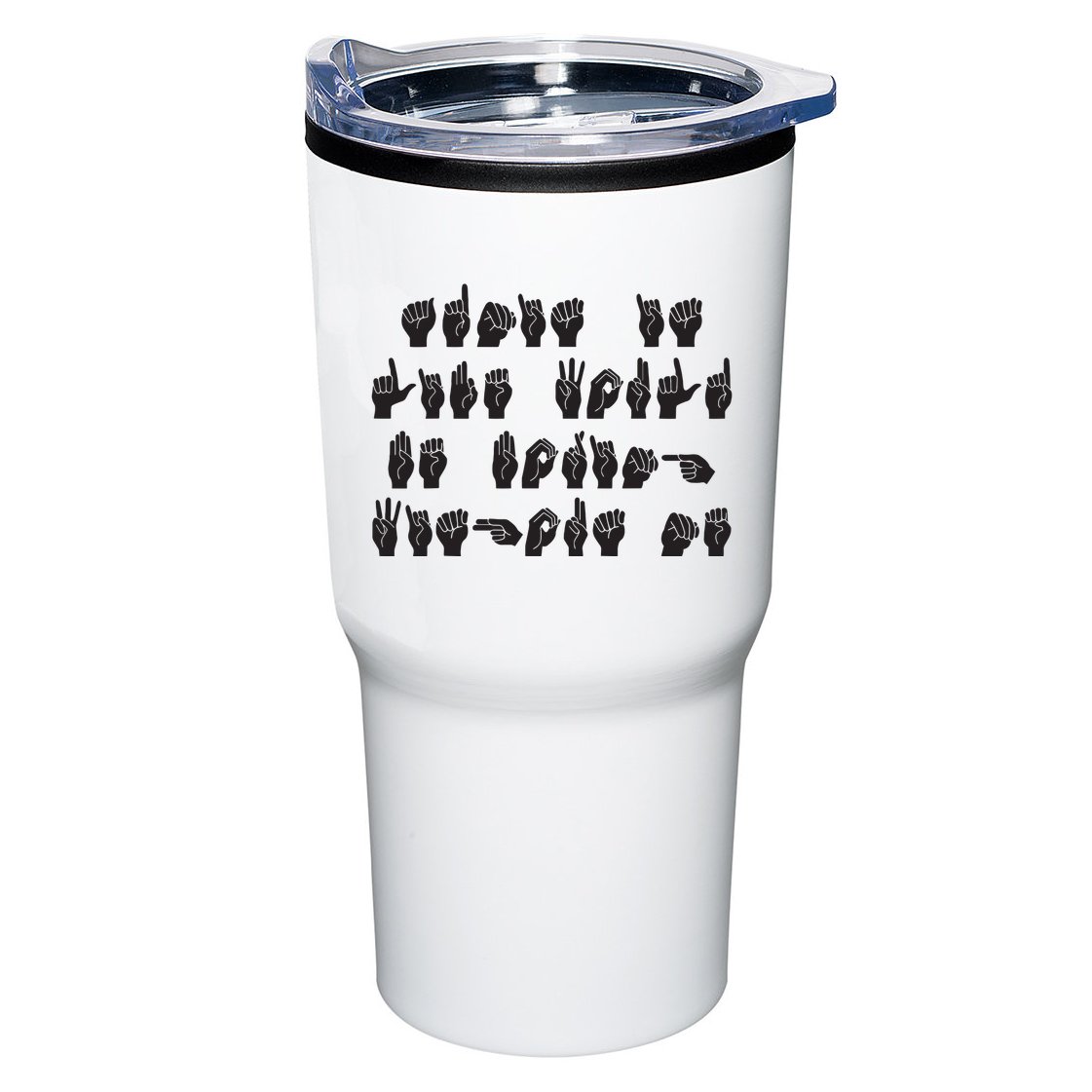Funny ASL American Sign Language Tumbler
