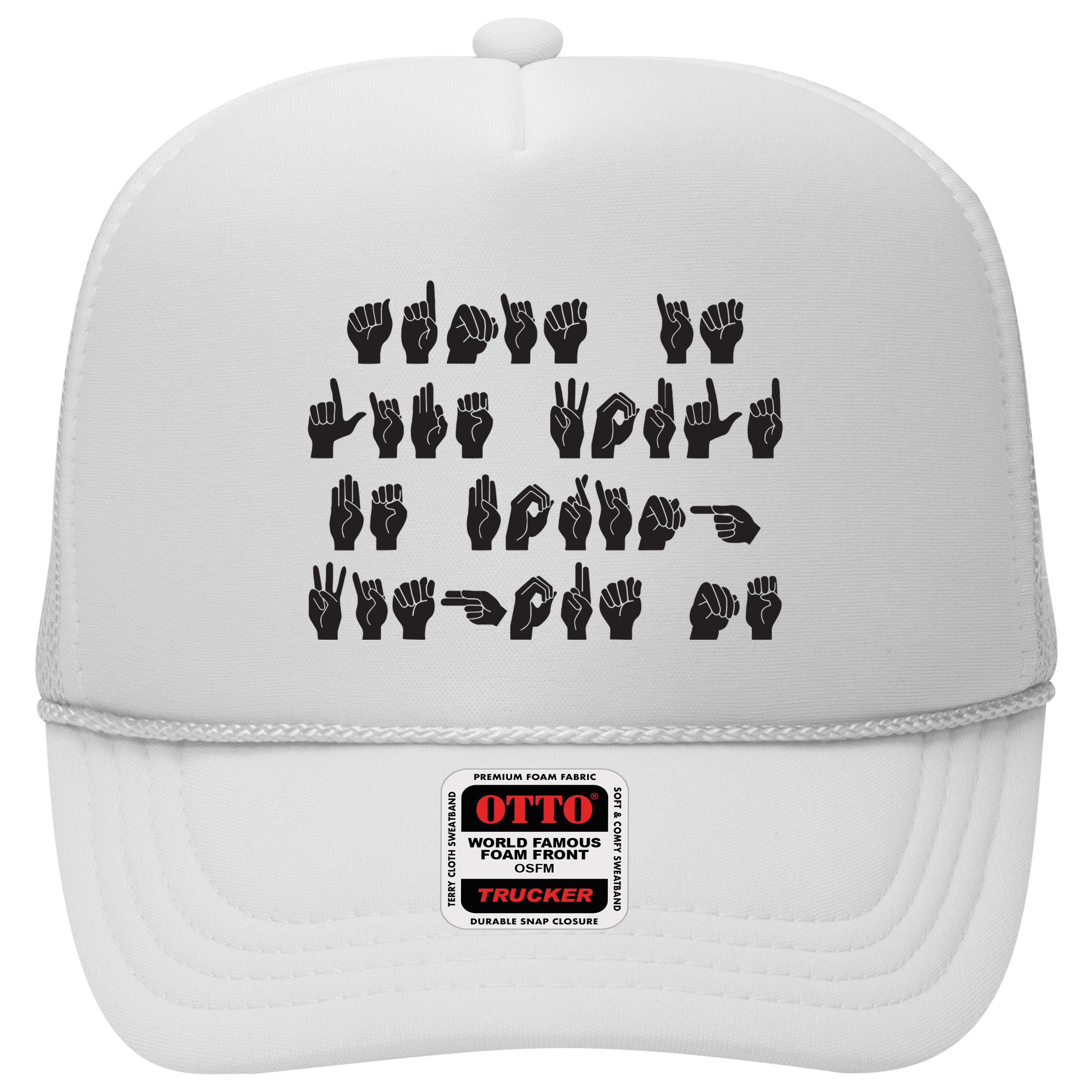 Funny ASL American Sign Language Hat