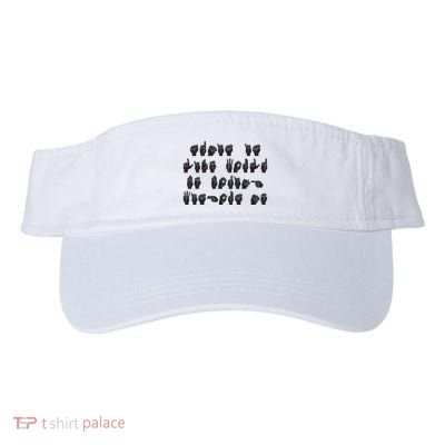 Funny ASL American Sign Language Visor