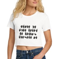 Funny ASL American Sign Language Crop Top