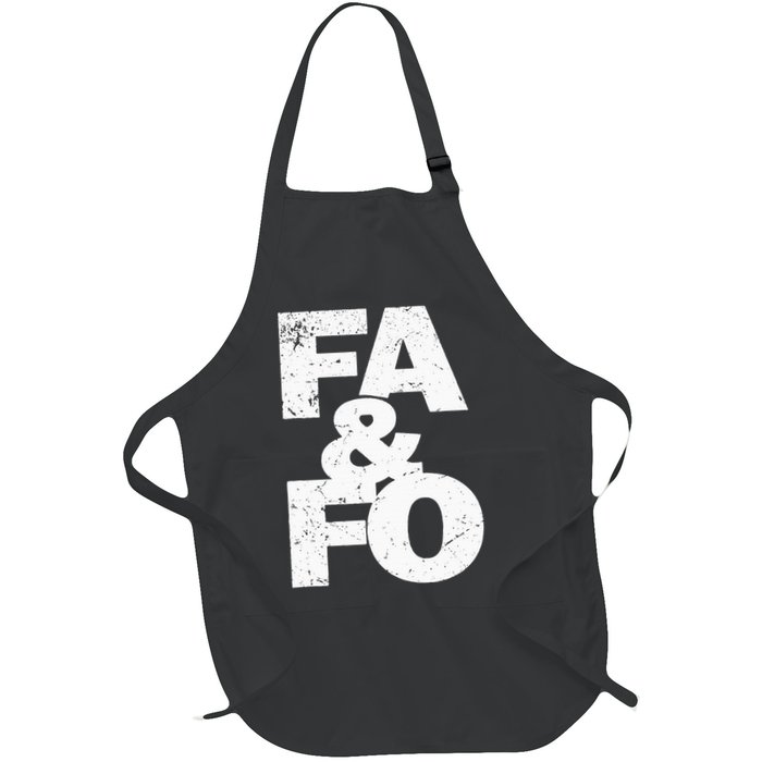 F Around And Find Out Full-Length Apron With Pockets