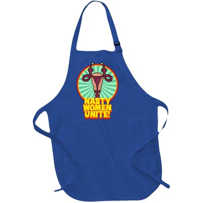 Feminist Af Activist Gift Nasty Unite Gift Full-Length Apron With Pockets