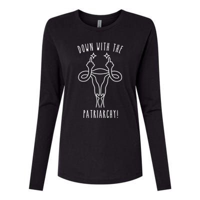 Feminist Af Activist Gift Down With The Patriarchy Gift Womens Cotton Relaxed Long Sleeve T-Shirt