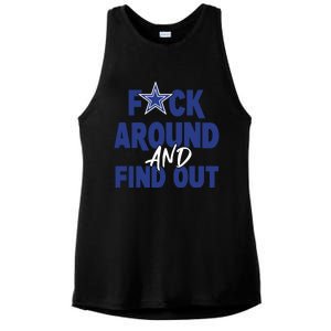 Fuck Around And Find Out Ladies PosiCharge Tri-Blend Wicking Tank