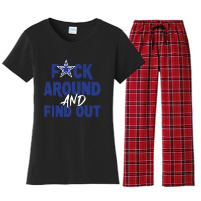 Fuck Around And Find Out Women's Flannel Pajama Set