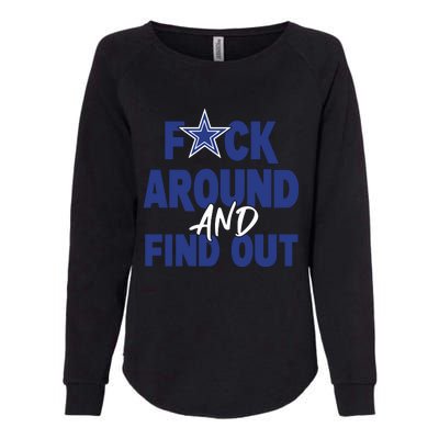 Fuck Around And Find Out Womens California Wash Sweatshirt