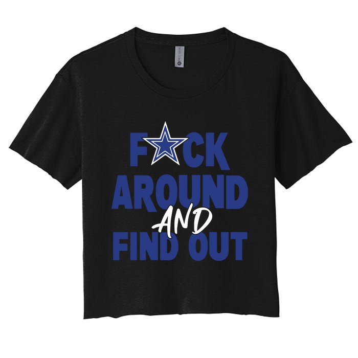 Fuck Around And Find Out Women's Crop Top Tee