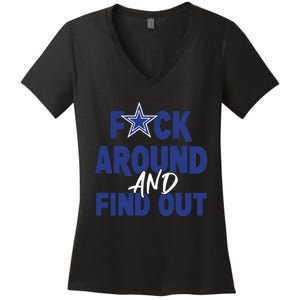 Fuck Around And Find Out Women's V-Neck T-Shirt