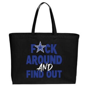 Fuck Around And Find Out Cotton Canvas Jumbo Tote