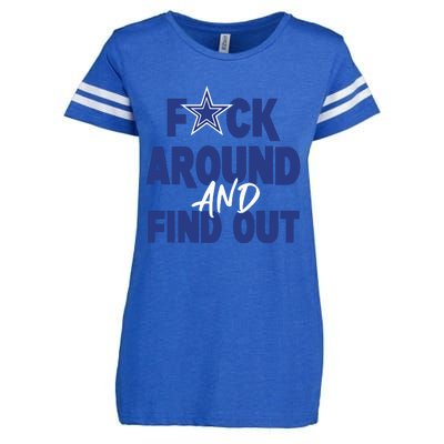 Fuck Around And Find Out Enza Ladies Jersey Football T-Shirt