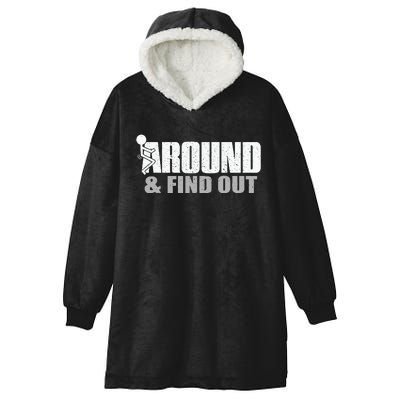 Funk Around And Find Out Hooded Wearable Blanket