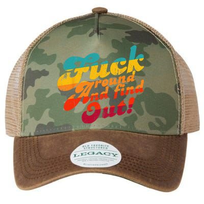 Fuck Around And Find Out FAFO F Around And Find Out Legacy Tie Dye Trucker Hat