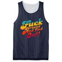 Fuck Around And Find Out FAFO F Around And Find Out Mesh Reversible Basketball Jersey Tank