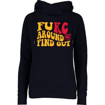 Fuck Around And Find Out Cool Chiefs Football Design Womens Funnel Neck Pullover Hood