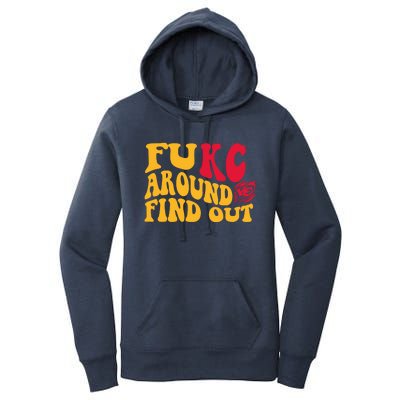 Fuck Around And Find Out Cool Chiefs Football Design Women's Pullover Hoodie