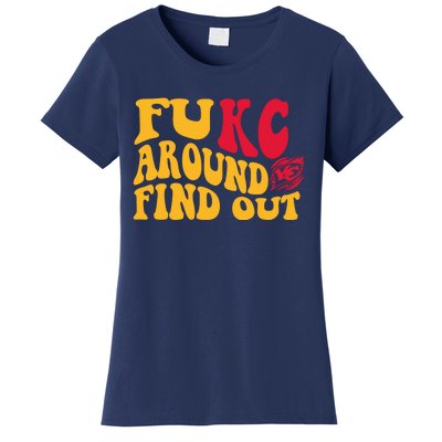 Fuck Around And Find Out Cool Chiefs Football Design Women's T-Shirt