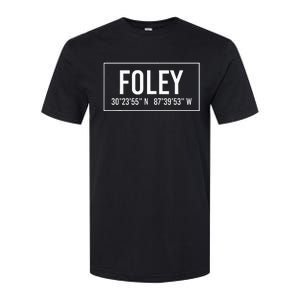 Foley Al Alabama Funny City Coordinates Home Roots Gift Softstyle CVC T-Shirt