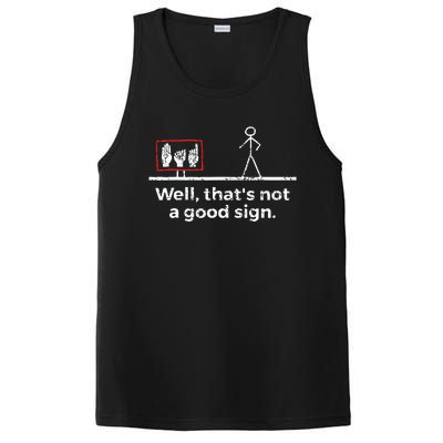 Funny ASL American Sign Language PosiCharge Competitor Tank