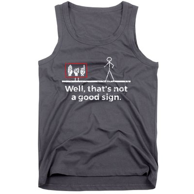 Funny ASL American Sign Language Tank Top