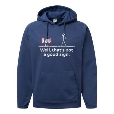 Funny ASL American Sign Language Performance Fleece Hoodie