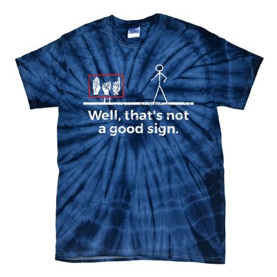 Funny ASL American Sign Language Tie-Dye T-Shirt