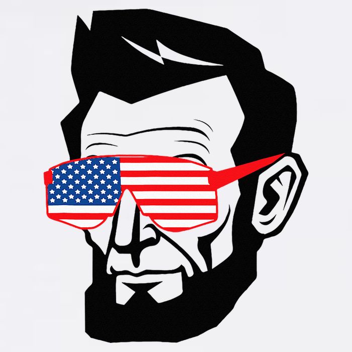 Funny Abraham Abe Lincoln July 4th Funny Bucket Hat