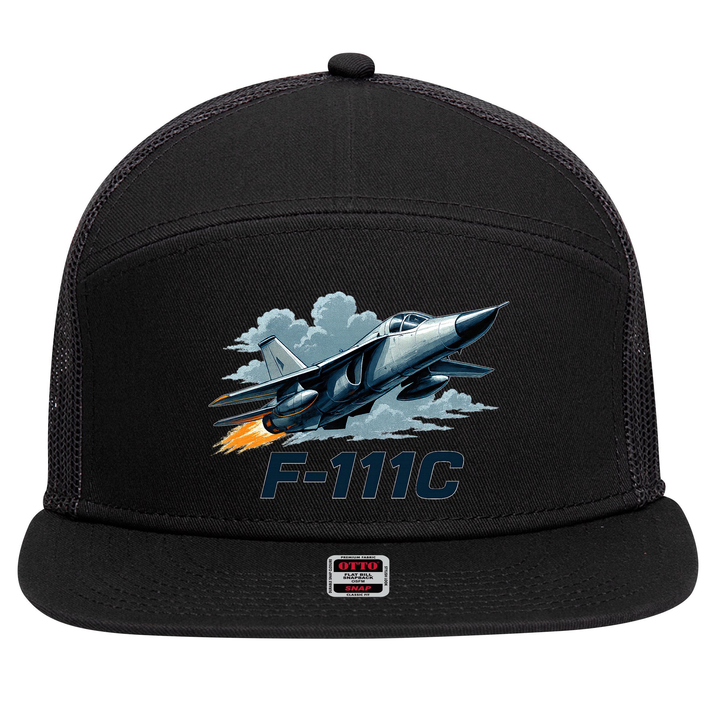 F-111C Aardvark: Australia’s Long-Range Strike Power 7 Panel Mesh Trucker Snapback Hat