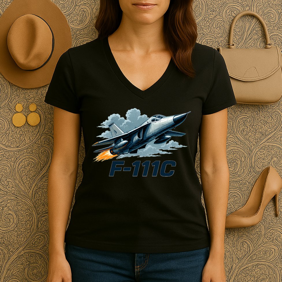 F-111C Aardvark: Australia’s Long-Range Strike Power Women's V-Neck T-Shirt