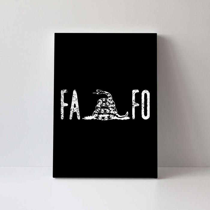 Fuck Around And Find Out Fafo F Around And Find Out Canvas