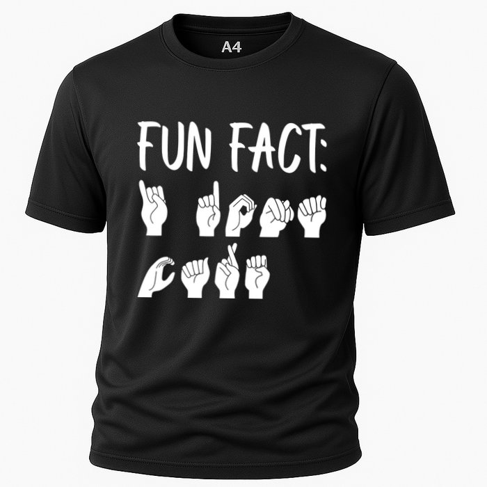 Funny ASL American Sign Language Fun Fact Performance Shirt