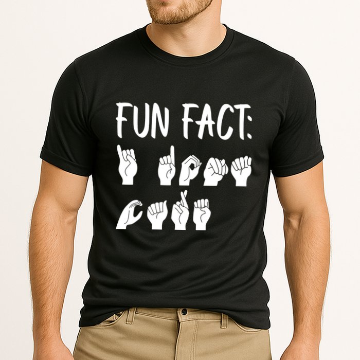Funny ASL American Sign Language Fun Fact Performance Shirt