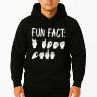 Funny ASL American Sign Language Fun Fact Hoodie