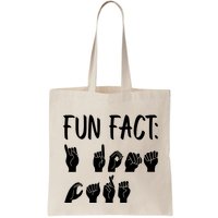 Funny ASL American Sign Language Fun Fact Bag