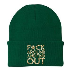 Fuck Around And Find Out FAFO F Around And Find Out Knit Cap Winter Beanie