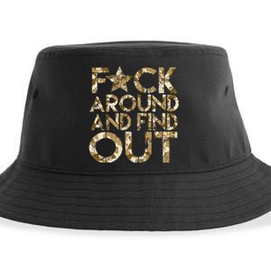 Fuck Around And Find Out FAFO F Around And Find Out Sustainable Bucket Hat