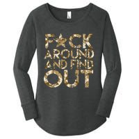 Fuck Around And Find Out FAFO F Around And Find Out Women's Perfect Tri Tunic Long Sleeve Shirt