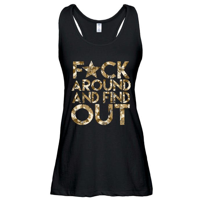 Fuck Around And Find Out FAFO F Around And Find Out Ladies Essential Flowy Tank