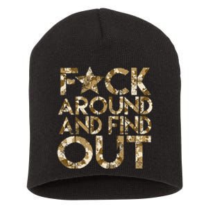 Fuck Around And Find Out FAFO F Around And Find Out Short Acrylic Beanie