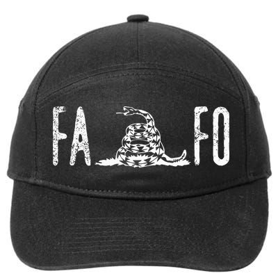 Fuck Around And Find Out FAFO F Around And Find Out 7-Panel Snapback Hat