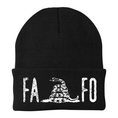 Fuck Around And Find Out FAFO F Around And Find Out Knit Cap Winter Beanie