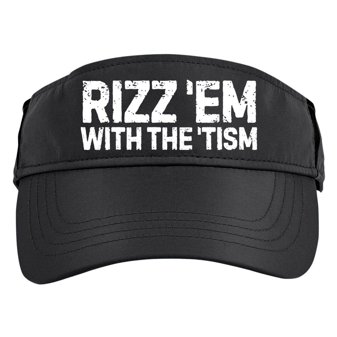 Funny Autism Autistic Funny Gift Rizz Em With The Tism Gift Adult Drive Performance Visor