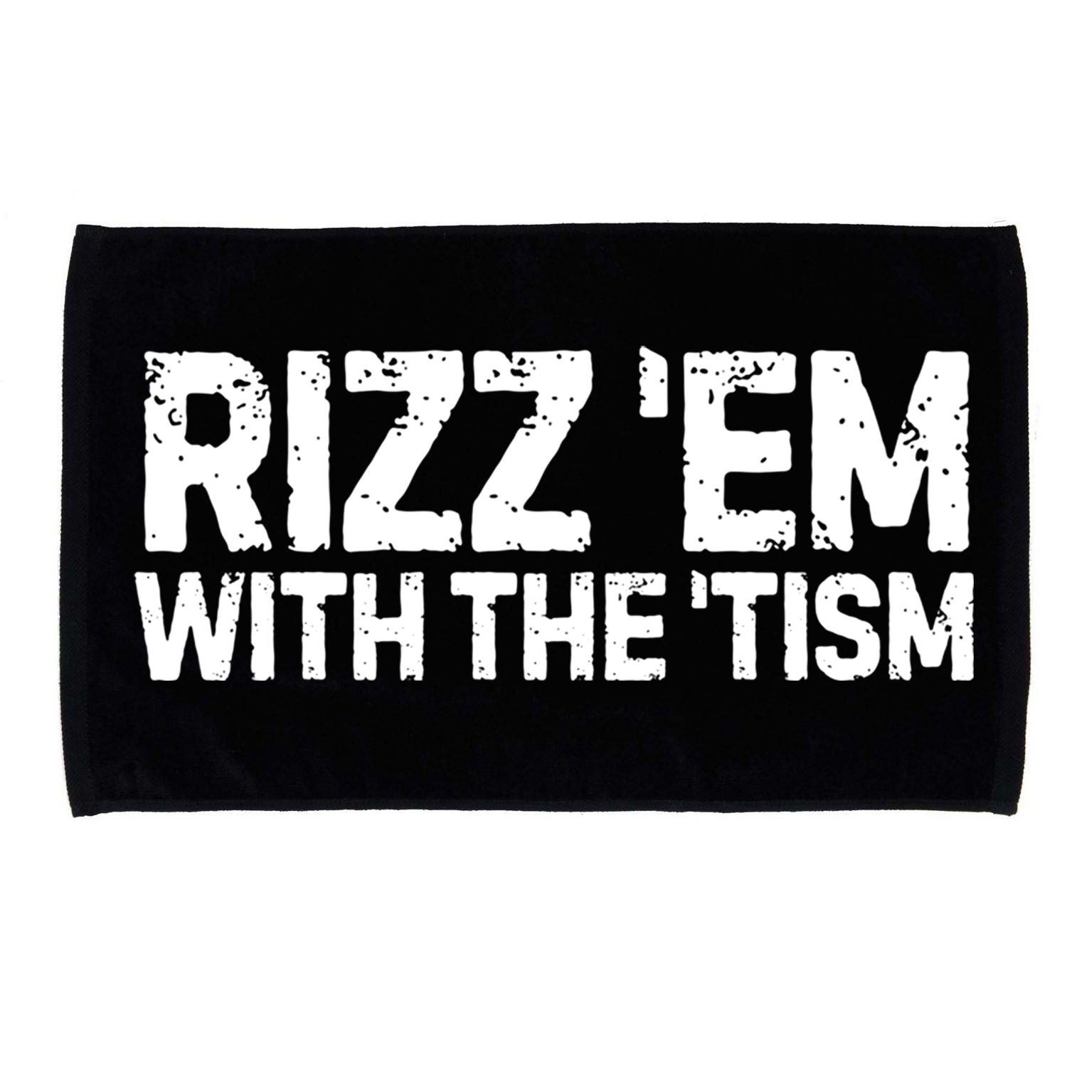 Funny Autism Autistic Funny Gift Rizz Em With The Tism Gift Microfiber Hand Towel