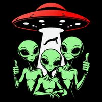 Funny Alien Abduction Selfie Alien Vacation Fishing Trip Womens T-Shirt