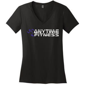 Fitness At Any Time Women's V-Neck T-Shirt